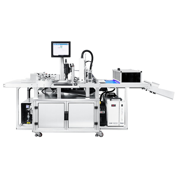 ZONESUN ZS-SUV1 UV Inkjet Printer with Paging Machine for Flat Pouch and Paper Boxes Coding