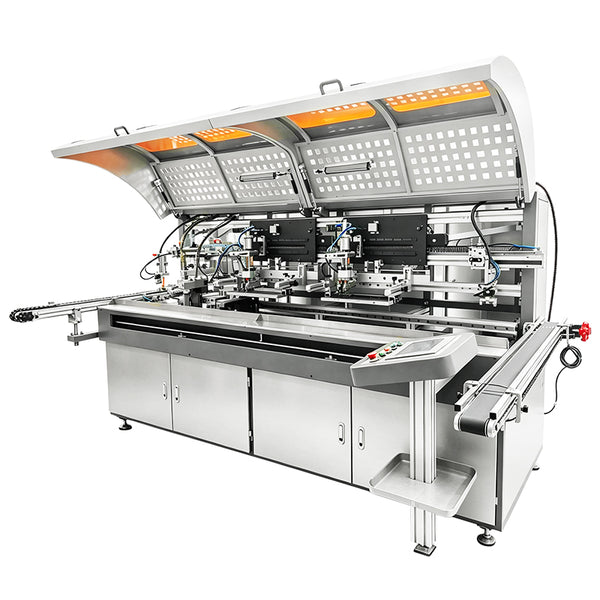 ZONESUN ZS-SWP5 Automatic Dual-Color Screen Bottle Printer With UV Curing System