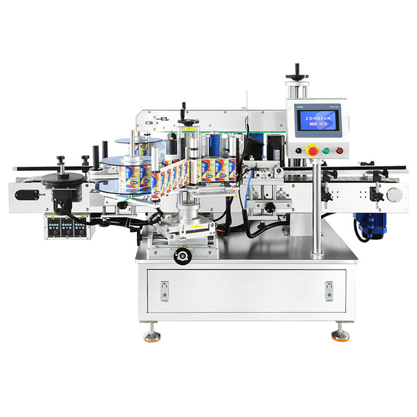 ZONESUN ZS-TB300N Automatic Round Square Bottle Double Side Labeling Machine