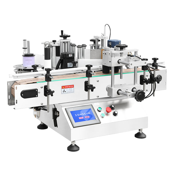 ZONESUN ZS‑TB500 Double Side Round Bottle Labeling Machine with Coder