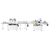 ZONESUN ZS-TB70DM Dual-Lane Automatic Bag Palletizing & Bundle Labeling Machine with Twin Conveyors and Robotic Arms