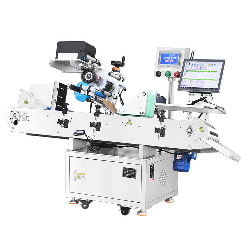 ZS-TB823R Print & Apply Labeling Machine for Vials | ZONESUN
