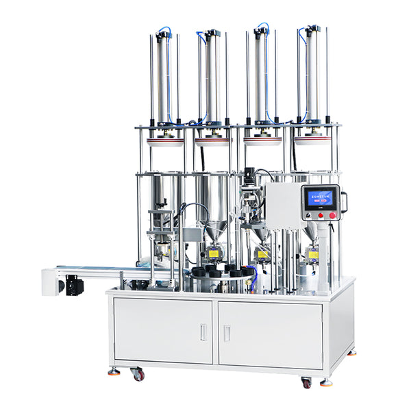ZONESUN ZS-RSV4 Automatic 4-Color Cream Filling Machine Cosmetic Production Equipment