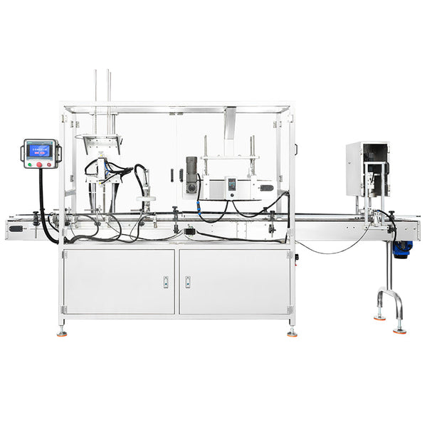 ZONESUN ZS-VTYG03 Automatic Large Bottle Overcap Pressing Machine with Vacuum Cap Placement