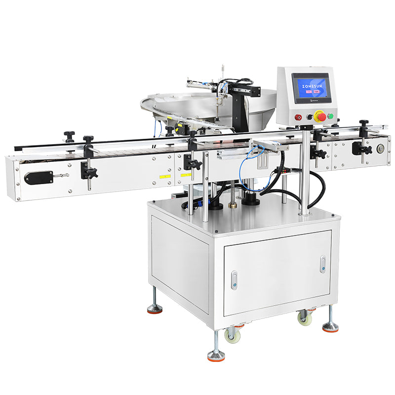 ZONESUN ZS-WIM04 Inner Lid Applicator for Cream Jar Packaging in Cosmetic Lines