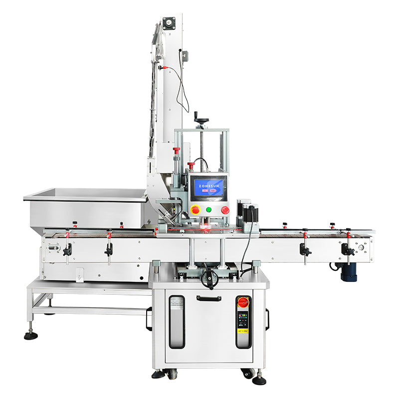 ZONESUN ZS-XG05 Servo Spindle Capping Machine for Twist-Off Jar Caps
