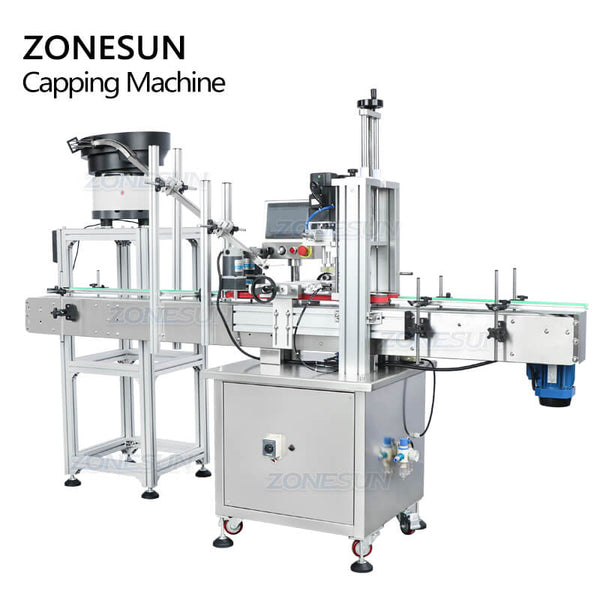 ZONESUN ZS-XG16P Spindle Capping Machine with Cap Sorter