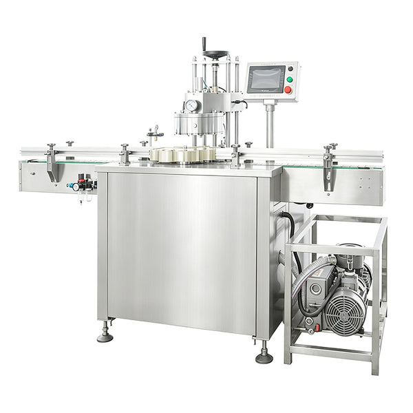 ZONESUN ZS-XG240 Automatic Vacuum Capping Machine for Twist off Caps Jars