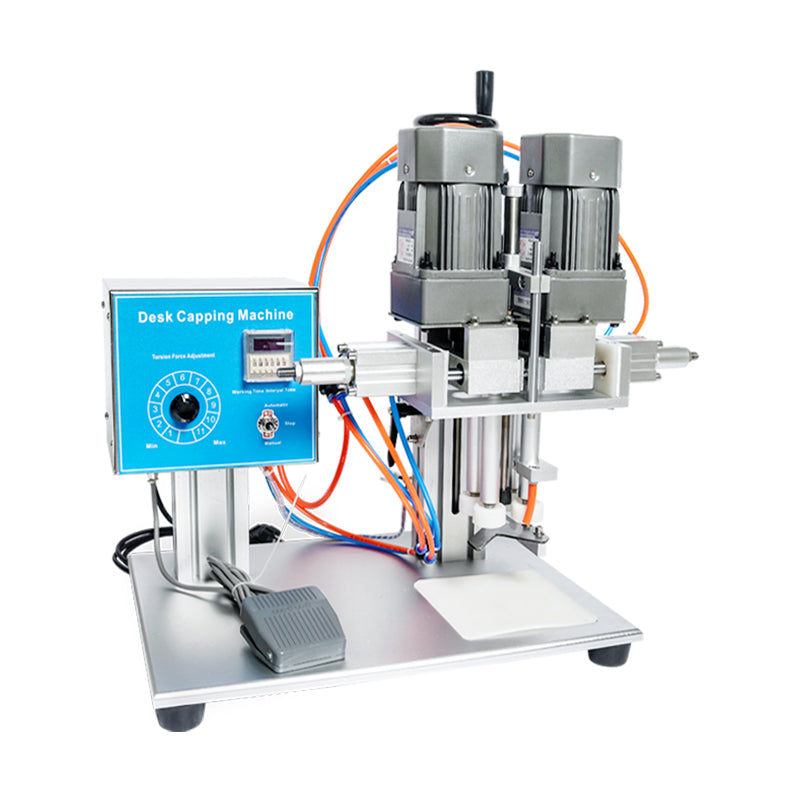 ZONESUN ZS-XG6100 Tabletop Four-Wheel Spindle Capping Machine for 20–50mm Caps