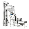 ZONESUN ZS-YM80 Industrial Two-Stage Nut Butter Grinding Machine with Bucket Elevator for Peanut Butter Cocoa Paste Tahini Production