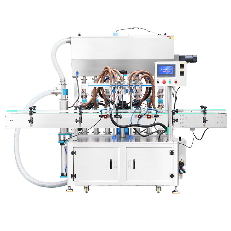ZONESUN ZS-YT6T-6PXH Servo Piston Paste Filling Machine for Hot Sauce Jam Viscous Products