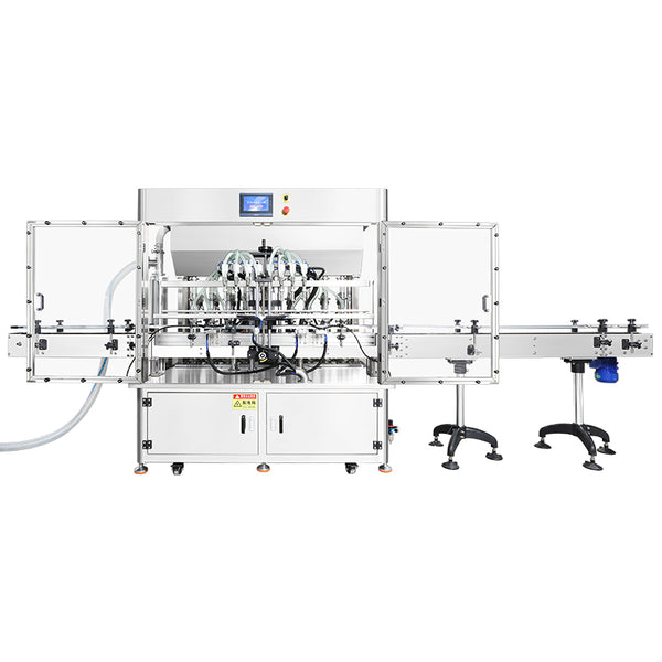 ZONESUN ZS-YT8T-8PX Automatic 8-Head Servo Piston Filling Machine For Ketchup Shampoo