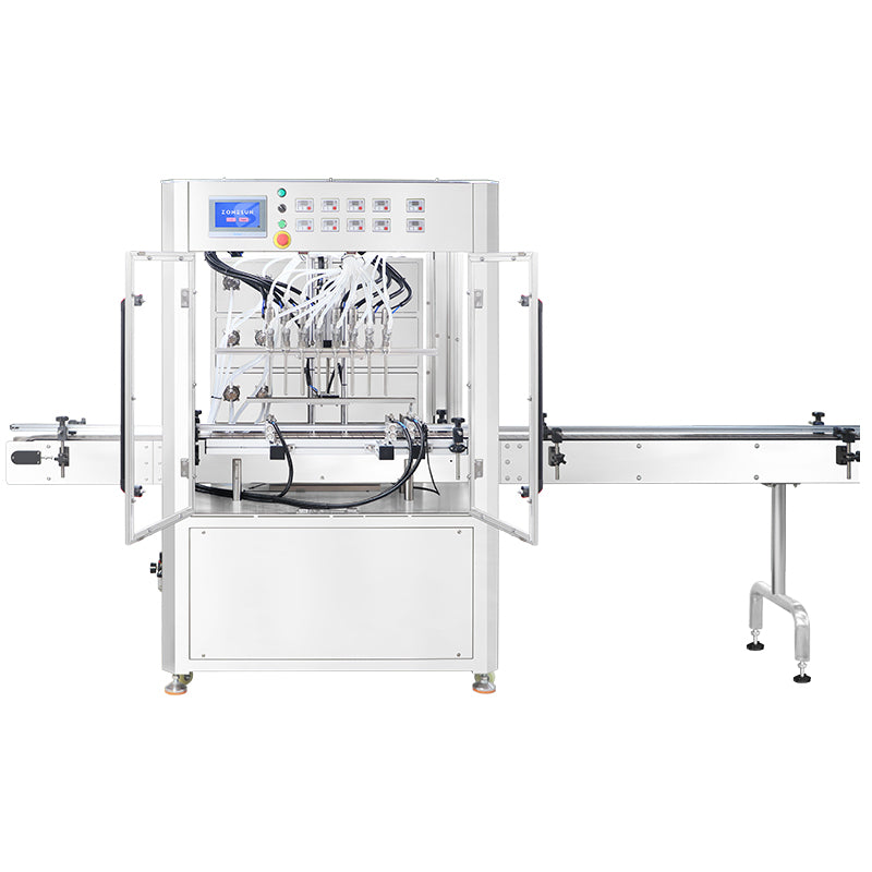 ZONESUN ZS-YTMP80D magnetic pump liquid filling machine on a white background