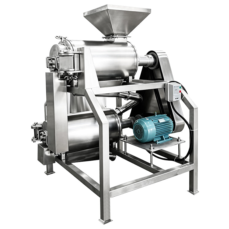 ZONESUN ZS-ZJ02 Fruit Pulper Machine Automatic Double Stage Pulping Equipment for Juice & Puree Production