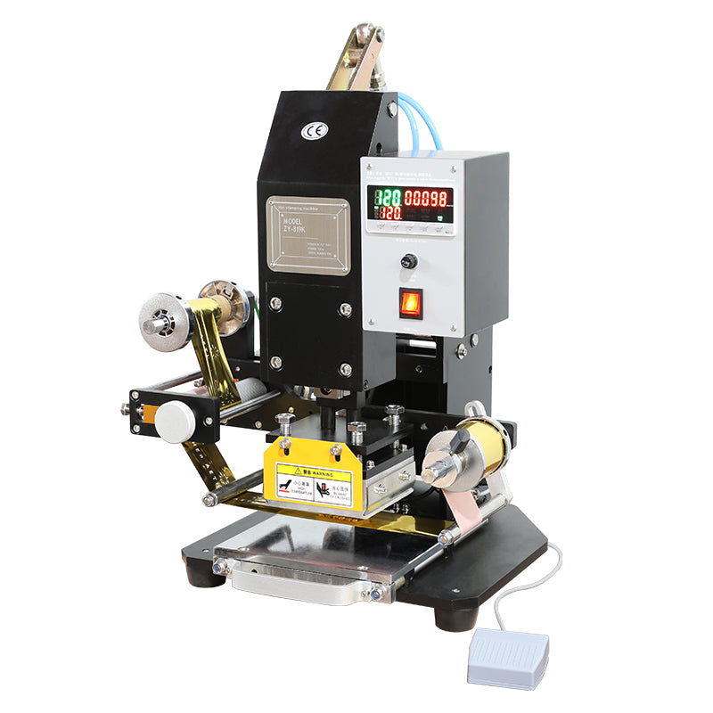 FML ジョンハン ZONESUN ZS-819K2 Pneumatic Hot Stamping Machine for Leather & Paper
