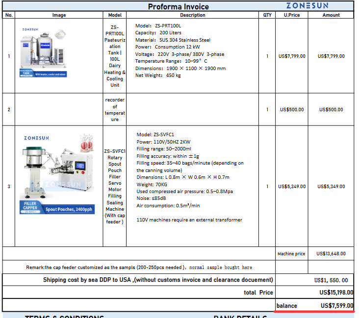 ZONESUN Customized Link - Customized Packaging Solution Link