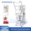 ZONESUN ZS-FS200D1 Automatic Vertical Piston Pump Paste Filling and Sealing Machine VFFS Honey Cream Sachet