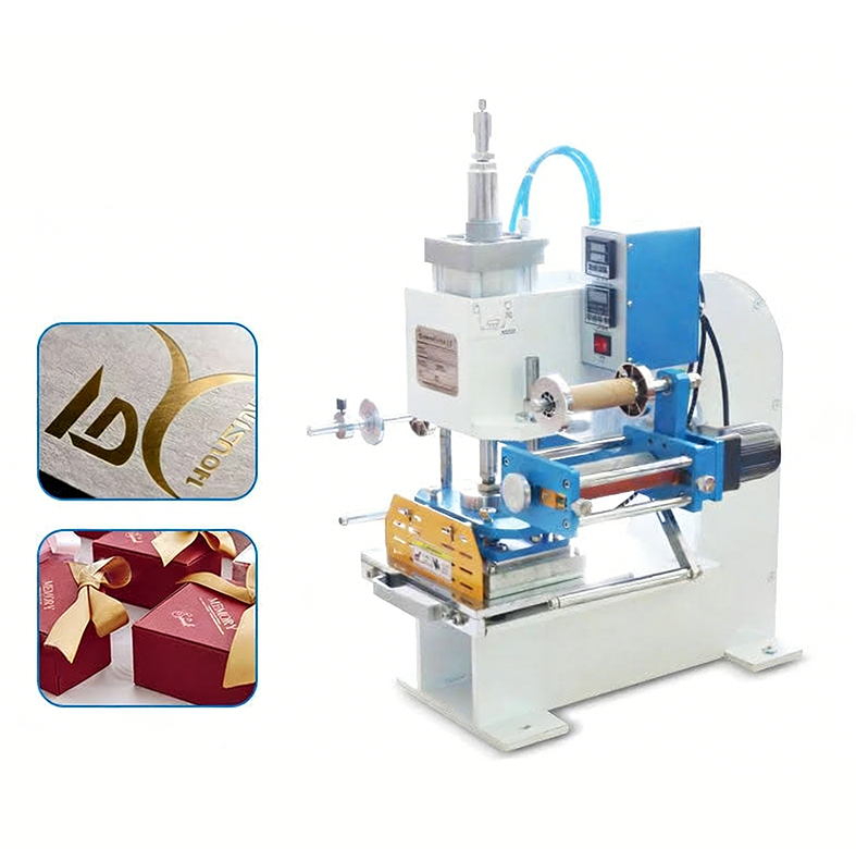 ZONESUN ZY-819C4 Pneumatic Hot Stamping Machine for Leather & Paper