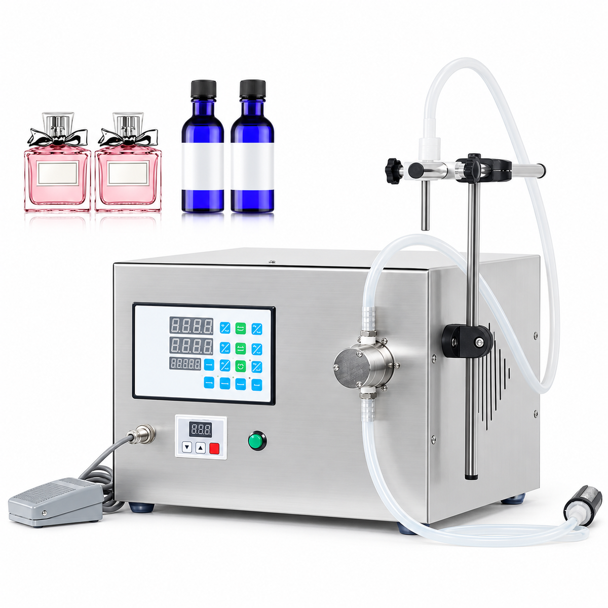 ZONESUN ZS-YTMP1S Single Nozzle Magnetic Pump Liquid Filling Machine