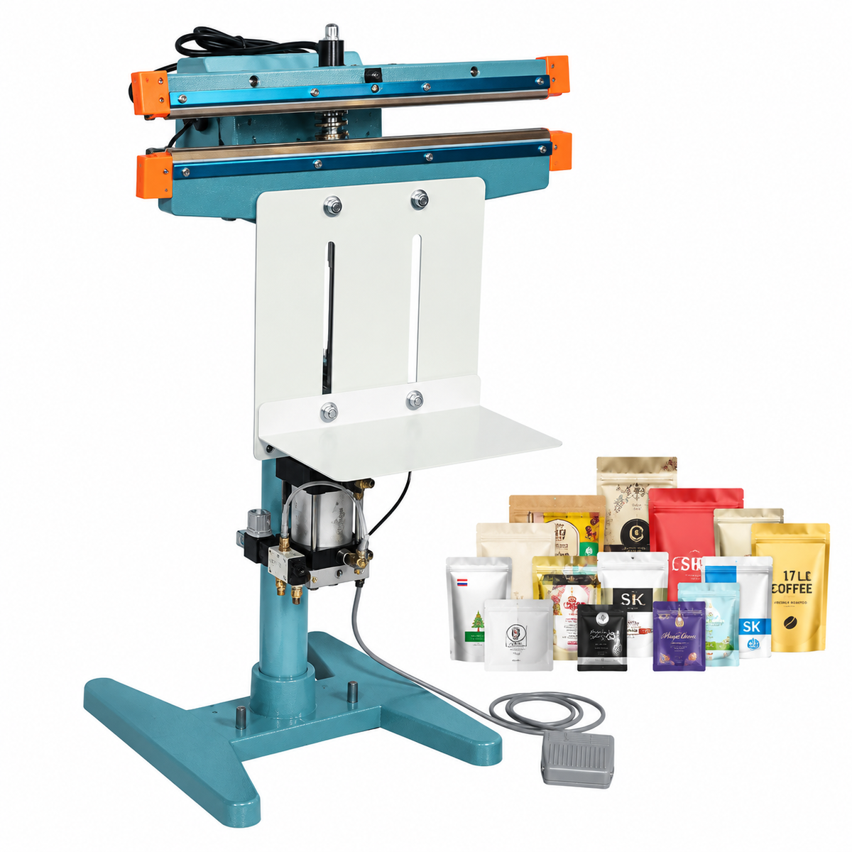 ZONESUN ZS-FK450D Pneumatic Pedal Heat Sealing Machine 450mm