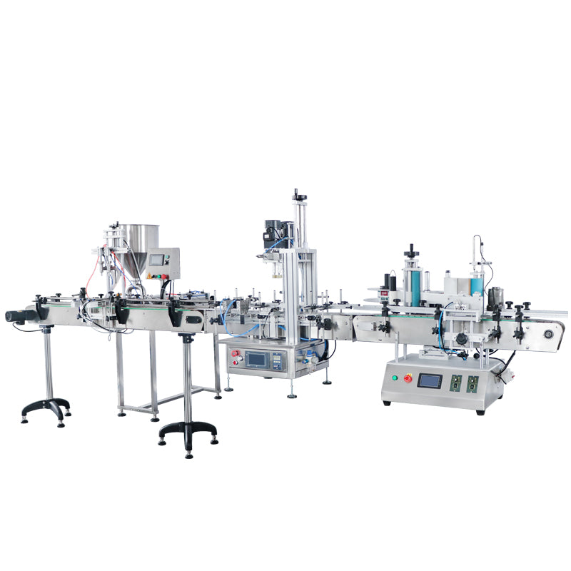 ZONESUN ZS-FAL180C8 Desktop Paste 2 Nozzles Filling Capping and Labeling Machine