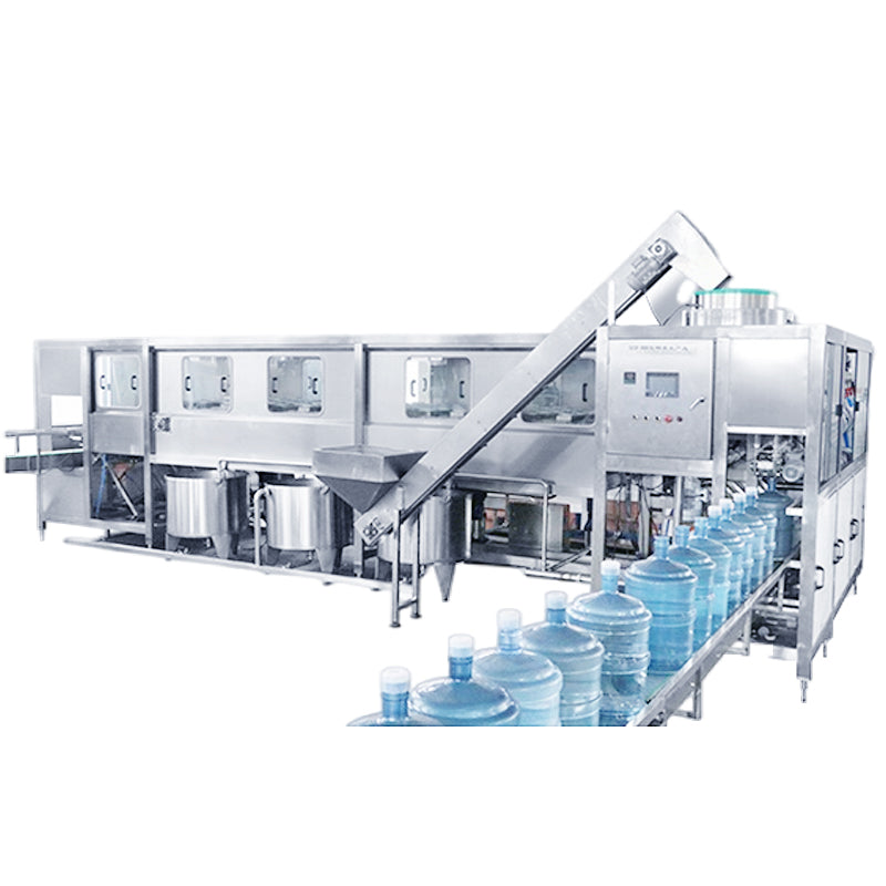 ZONESUN ZS‑AFMW 5‑Gallon Automatic Washing Filling Capping Machine