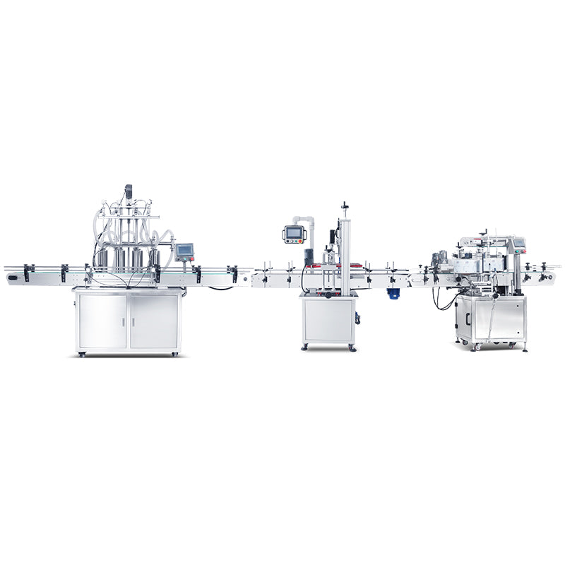 ZONESUN ZS‑FAL180X8 Automatic Liquid Filling Capping Labeling Line