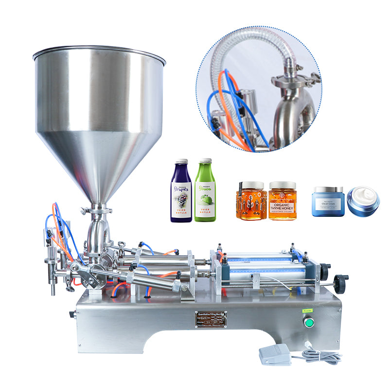 ZONESUN ZS-GY2 Semi-Automatic Pneumatic Paste & Liquid Filling Machine