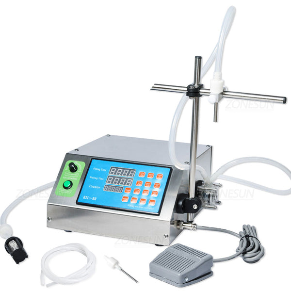 ZONESUN Single Nozzle Peristaltic Pump Liquid Filling Machine ZS-YTPP1