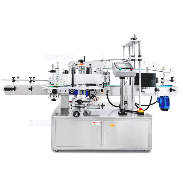 ZONESUN ZS-TB600 Double-Sided Square Bottle Labeling Machine