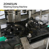 ZONESUN ZS-WB12A Full Automatic Pet Bottle Recycle 12 Heads Glass Bottle Washing Drying Machine