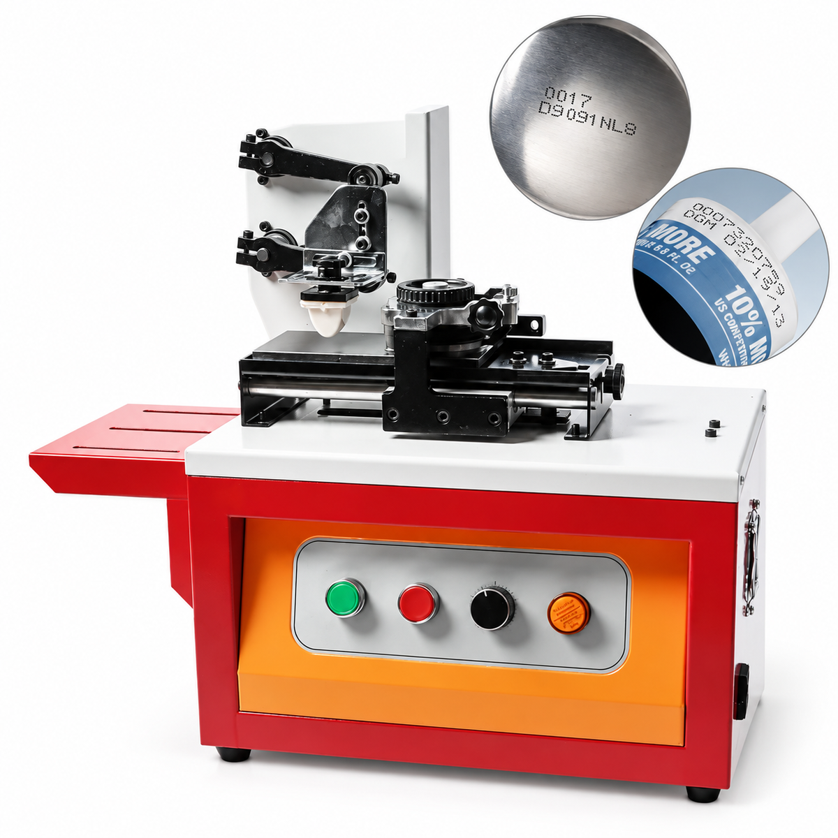 ZONESUN Y70 Electric Pad Printing Machine for Bottles Cans and Boxes