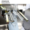 ZONESUN ZS-FS200D1 Automatic Vertical Piston Pump Paste Filling and Sealing Machine VFFS Honey Cream Sachet