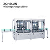 ZONESUN ZS-WB12A Full Automatic Pet Bottle Recycle 12 Heads Glass Bottle Washing Drying Machine
