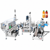 ZONESUN ZS-FAL180C7 U Shape Liquid Filling Capping Labeling Line