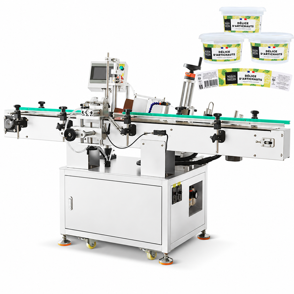 ZONESUN ZS-TB880 Automatic Tapered Bottle Labeling Machine
