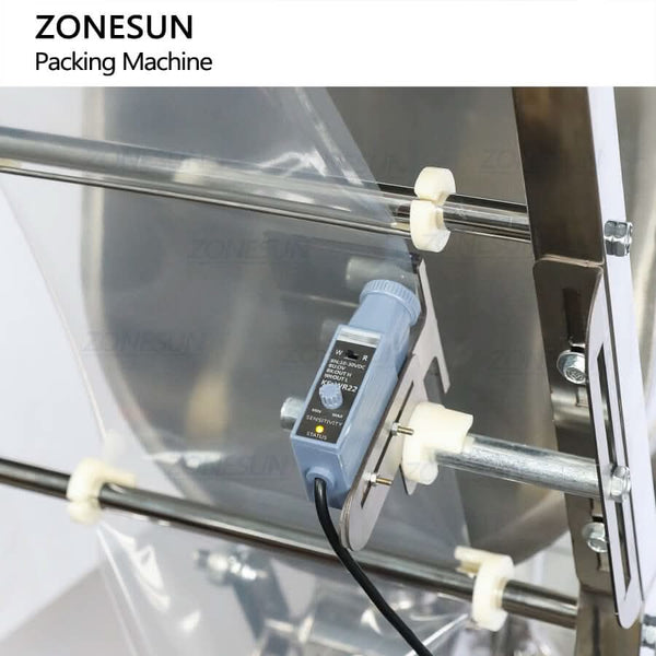 ZONESUN ZS-FS200D1 Automatic Vertical Piston Pump Paste Filling and Sealing Machine VFFS Honey Cream Sachet