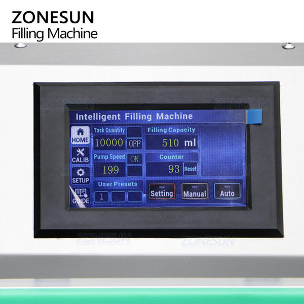 ZONESUN ZS-MPYT900 Semi-automatic Magnetic Pump Liquid Filling Machine With Diving Nozzle for Foaming Liquid