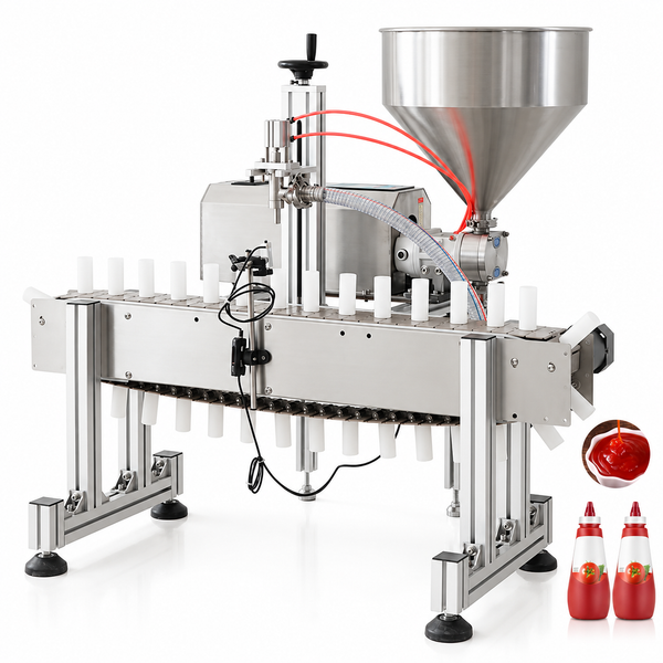ZONESUN ZS‑DTGT900CZ Automatic Rotor Pump Paste Filling Machine
