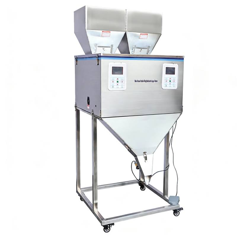 ZONESUN DL-5000D Semi Auto Dual-Head Powder Weighing Filling Machine