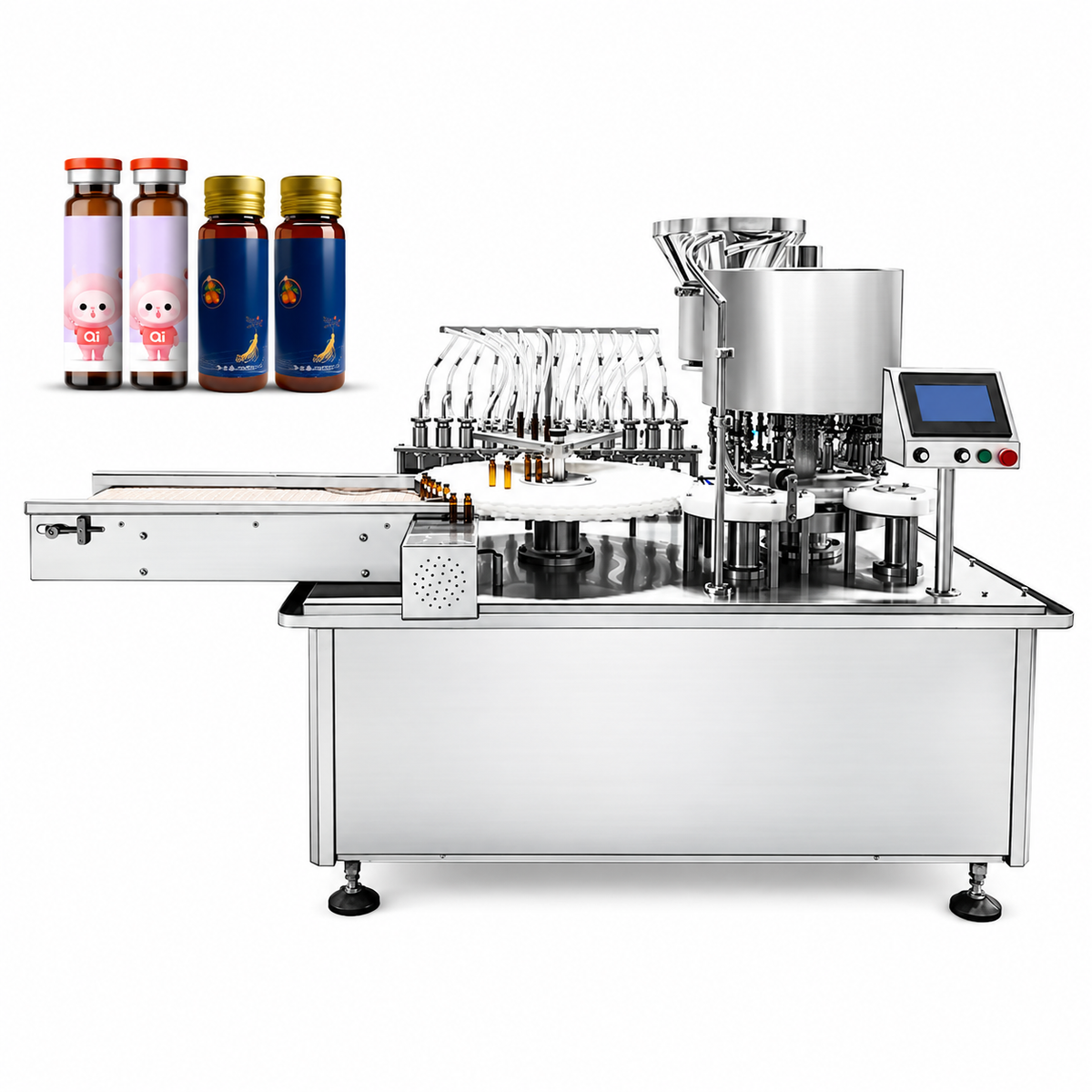 ZONESUN ZS-AFC12P Automatic Oral Bottle Liquid Filling Capping Machine