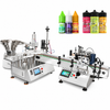 ZONESUN ZS-AFCL2 Automatic Round Bottle Magnetic Pump Liquid Filling Capping Labeling Production Line