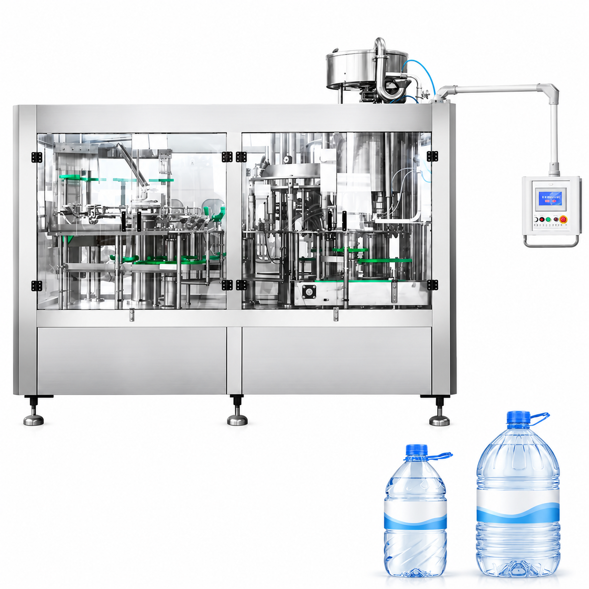 ZONESUN ZS-DWFC12 Automatic Mineral Water Filling and Capping Machine Monoblock Bottling Line