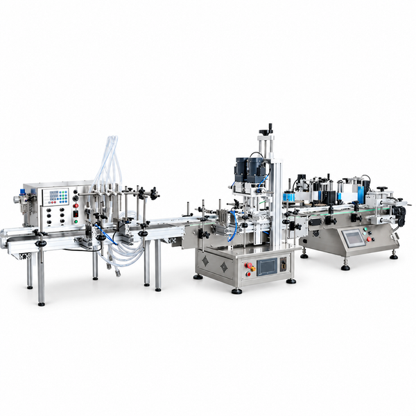 ZONESUN ZS-FAL180D Tabletop Liquid Filling Capping Labeling Line