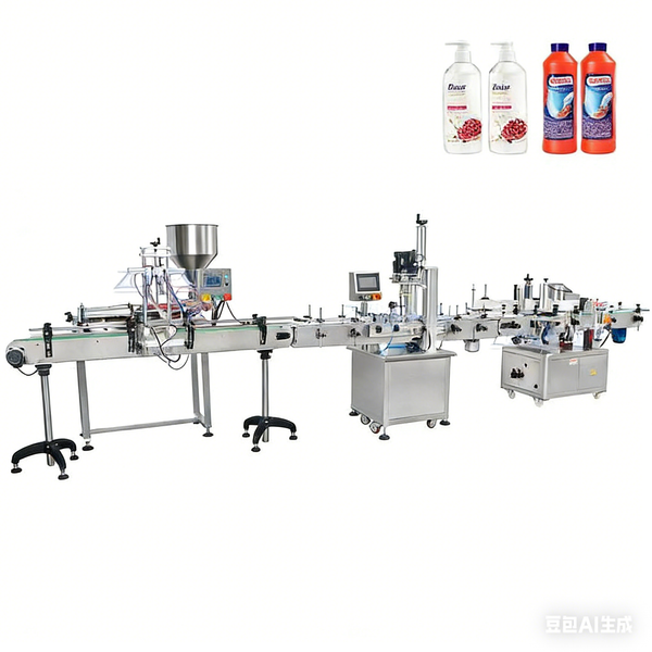 ZONESUN ZS-FAL180R10 Automatic Paste Filling Capping Labeling Line