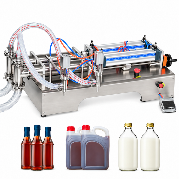 ZONESUN ZS-YT2 2 Nozzles Full Pneumatic Liquid Olive Oil Filling Machine