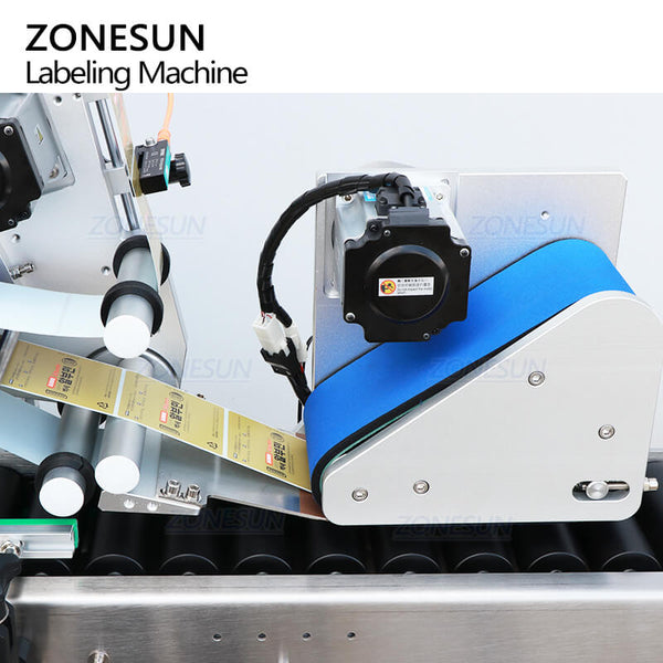 ZONESUN ZS-HTB832 High Speed Automated Horizontal Ampoule Cosmetic Serum Perfume Sample Vial Self-sticker Labeling Machine