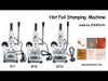 ZONESUN Manual Hot Foil Stamping Machine for Leather and PVC