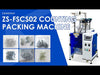 ZONESUN ZS-FSCS02 Automatic Particle Bagging Machine Screw Hardware Small Parts Counting and Packing Machine