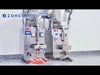 ZONESUN ZS-FS200D1 Automatic Vertical Piston Pump Paste Filling and Sealing Machine VFFS Honey Cream Sachet